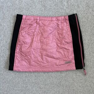 SKHOOP Kari Skirt XS Pink Down Insulated Puffer Winter Side Zip Mini Apres Ski‎